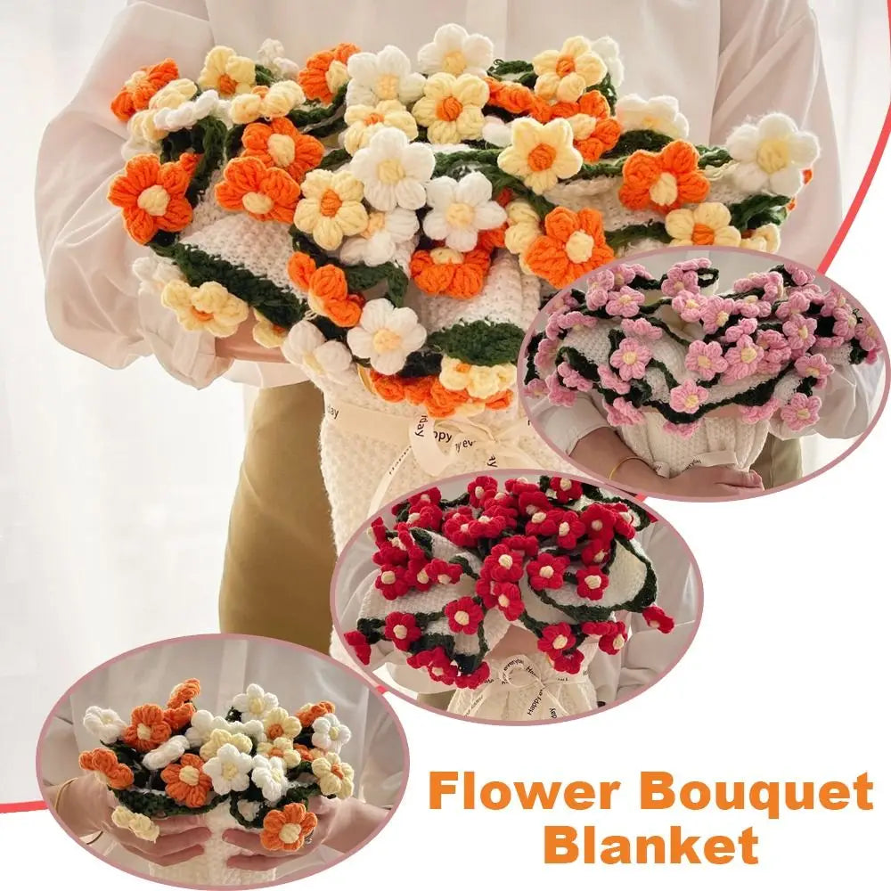 Monique| Romantische Bloemen Deken